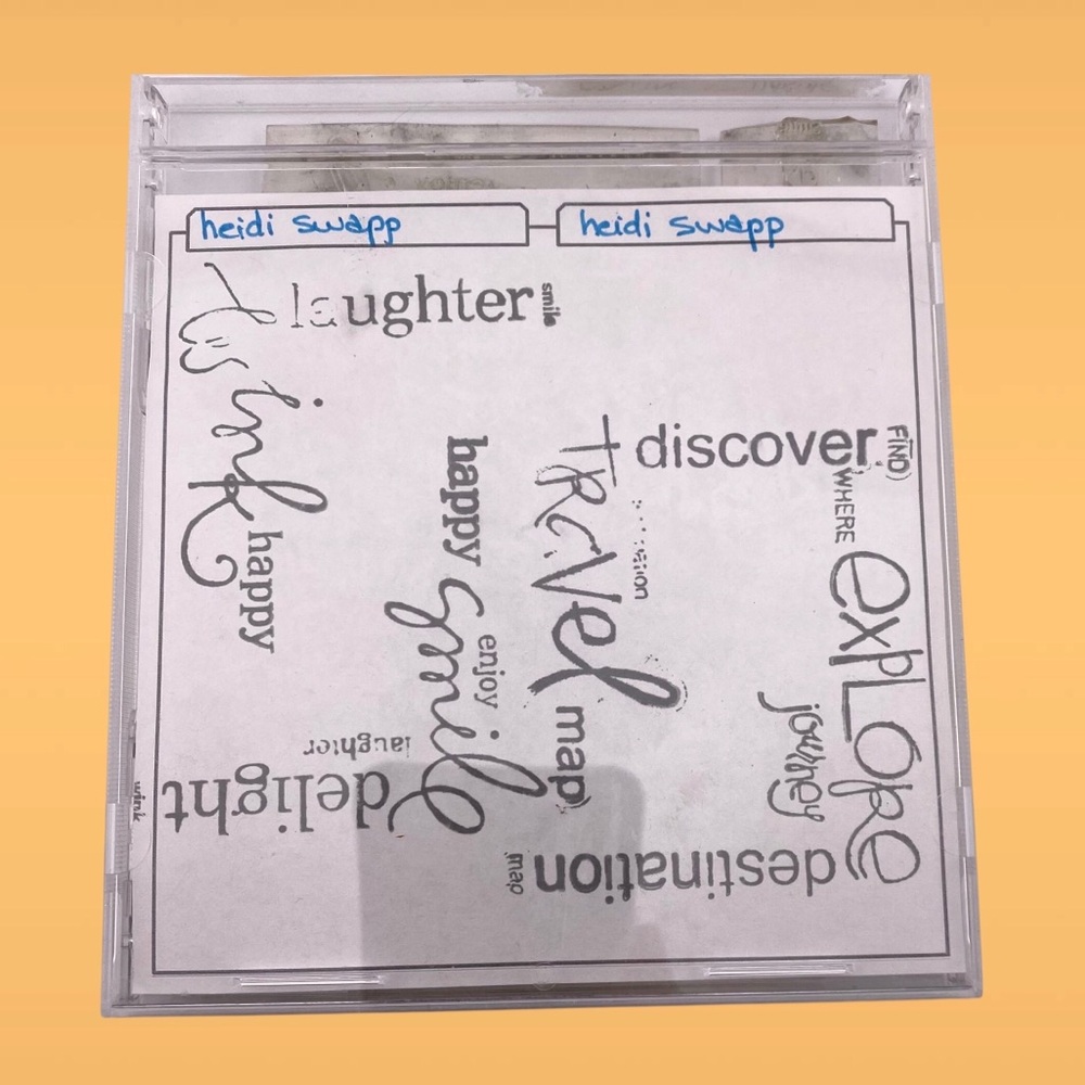 Acrylic Stamps by Heidi Swapp